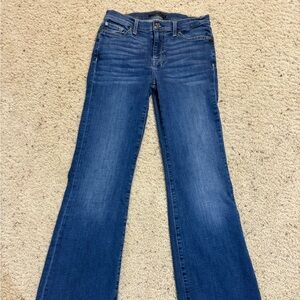 7 For All Mankind Dark Blue Flare Jeans